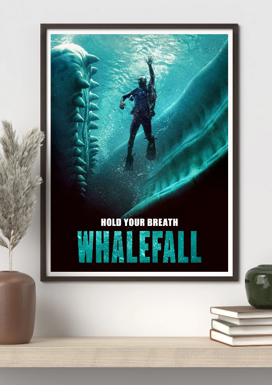 Whalefall framed poster