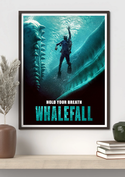 Whalefall framed poster