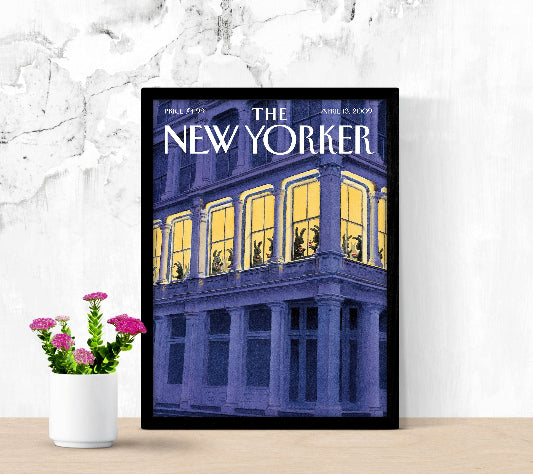 The New Yorker April 13 2009 framed poster