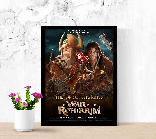 The Lord of The Rings The War of The Rohirrim framed poster