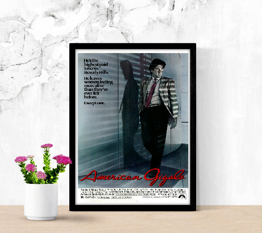 American Gigolo framed poster