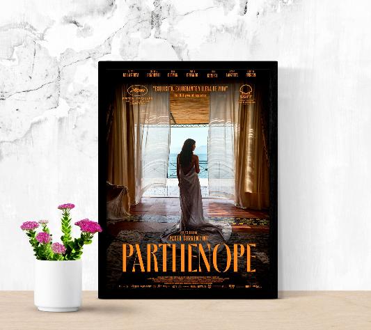 Parthenope ramed poster