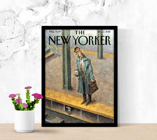 The New Yorker Dec 05 2016 framed poster