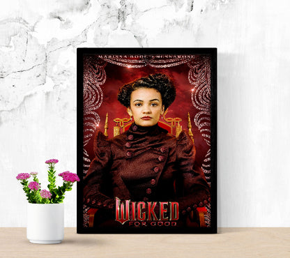 Wicked For Good framed poster