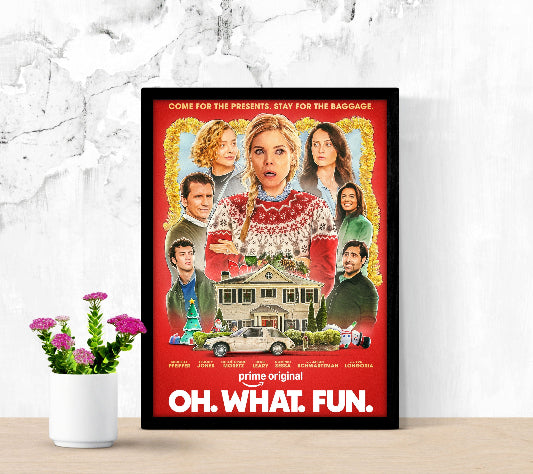 Oh What Fun framed poster