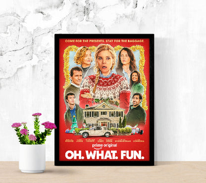 Oh What Fun framed poster