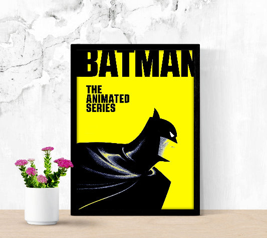 Batman The Animated Series framed poster