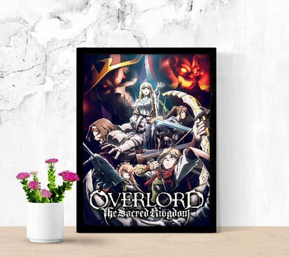 Overlord The Sacred Kingdom framed poster