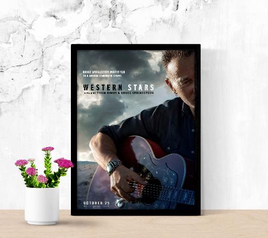 Western Stars framed poster