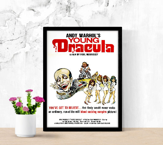 Blood For Dracula framed poster
