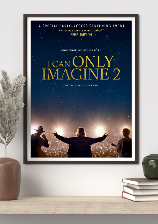 I Can Only Imagine 2 framed poster