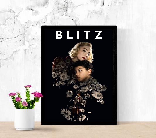 Blitz framed poster