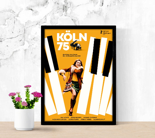 Köln 75 framed poster