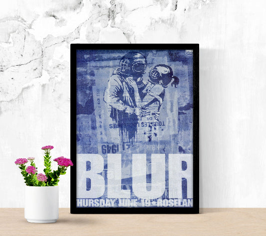 Blur at Roseland 19 june 2003 framed poster