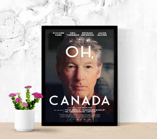 Oh Canada framed poster