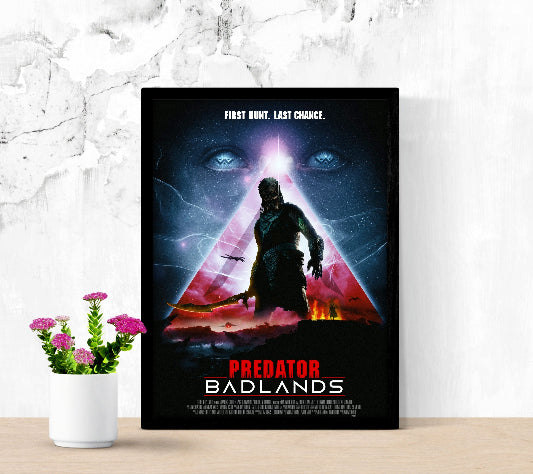 Predator Badlands framed poster