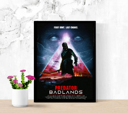Predator Badlands framed poster