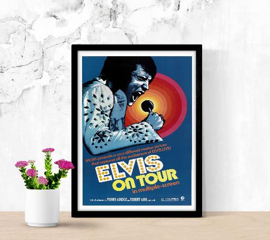 Elvis On Tour framed poster