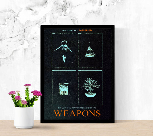 Weapons framed poster
