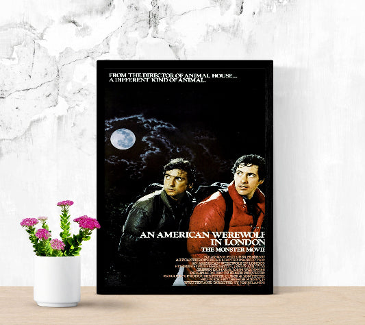 An American Werewolf in London framed poster