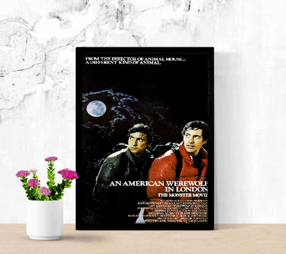 An American Werewolf in London framed poster