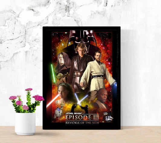 Star Wars Episode III Revenge of The Sith framed poster