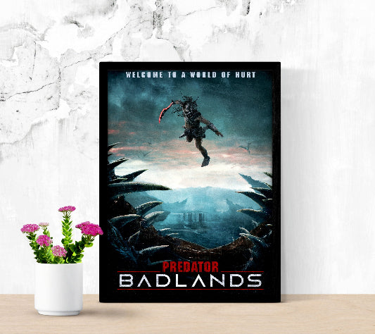 Predator Badlands framed poster