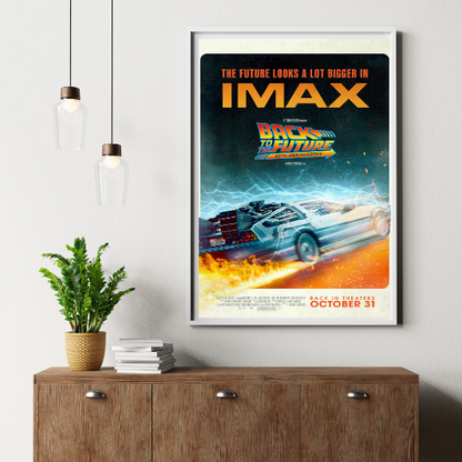 Back To The Future framed poster