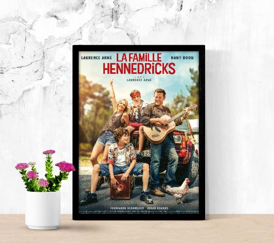 La famille Hennedricks framed poster