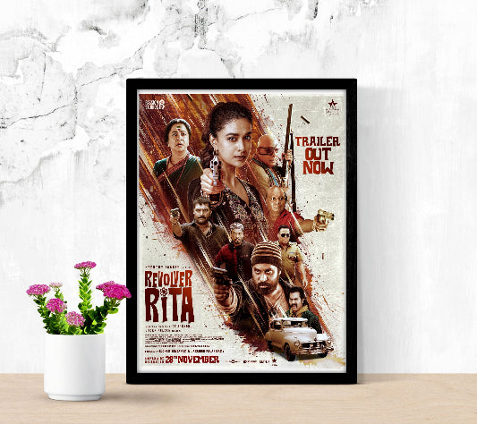 Revolver Rita framed poster