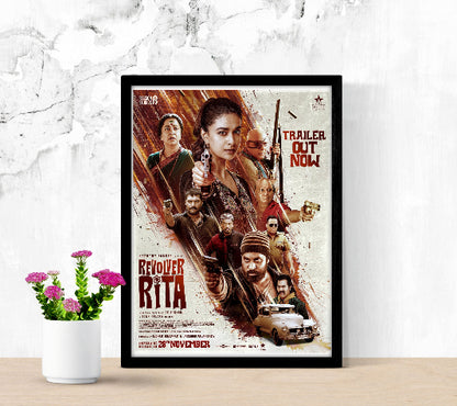 Revolver Rita framed poster
