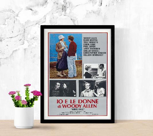 Io e le donne framed poster