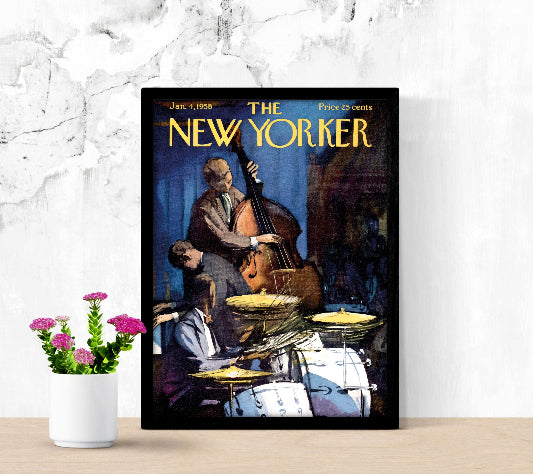 The New Yorker Jan 4 1958 framed poster