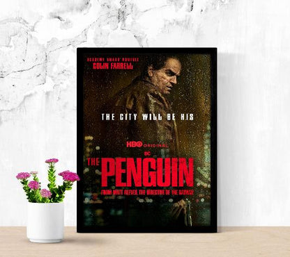 The Penguin framed poster