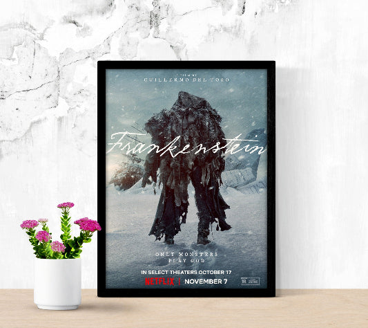 Frankenstein framed poster