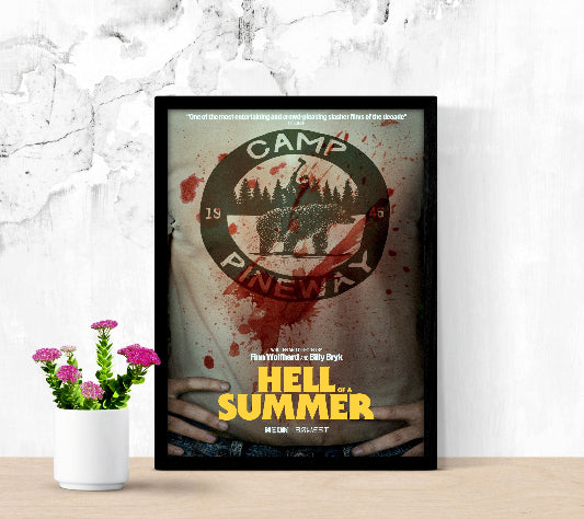 Hell of Summer framed poster