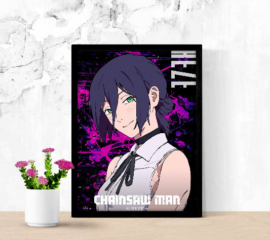 Gekijô-ban Chensô Man Reze-hen framed poster