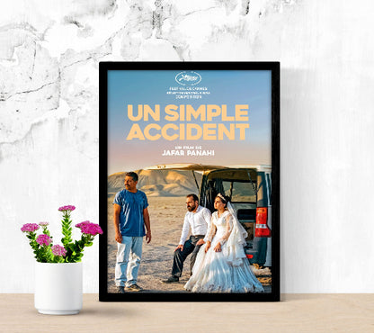 Un Simple Accident framed poster