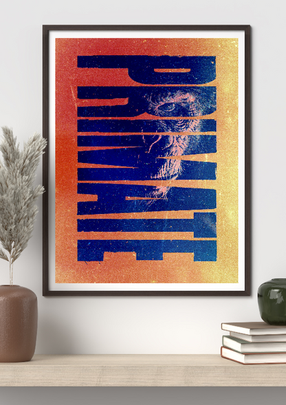 Primate framed poster