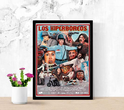 Los Hiperboreos framed poster