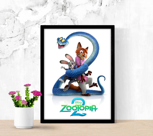 Zootopia 2 framed poster
