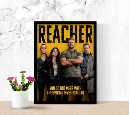 Reacher framed poster