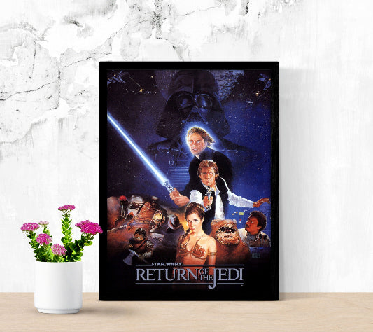 Star Wars Episode VI Return of The Jedi framed poster