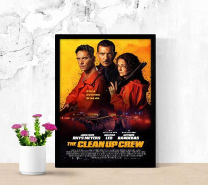 The Clean Up Crew framed poster