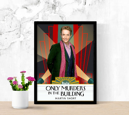 Only Murders In The Building fraed poster