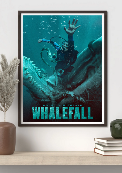 Whalefall framed poster