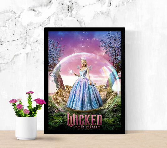 Wicked For Good framed poster