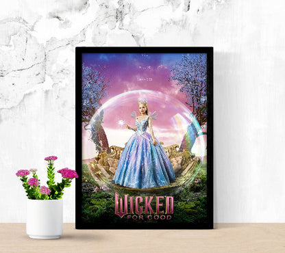 Wicked For Good framed poster