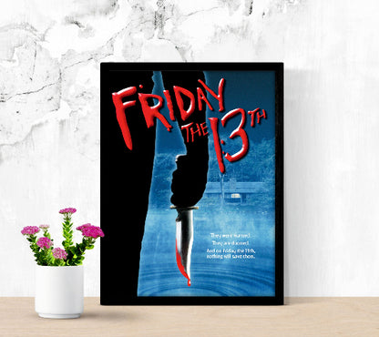 Friday The 13th framed poster