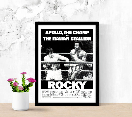 Rocky framed poster